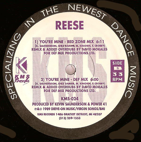 Reese : You're Mine (12")