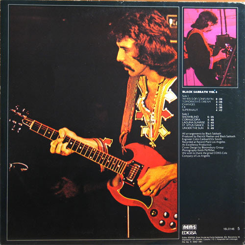 Black Sabbath : Black Sabbath Vol. 4 (LP, Album, RE)
