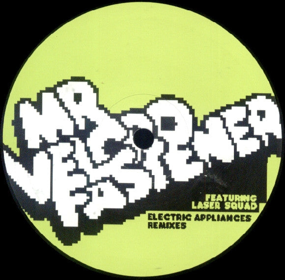 Mr Velcro Fastener* Featuring Laser Squad : Electric Appliances Remixes (12")