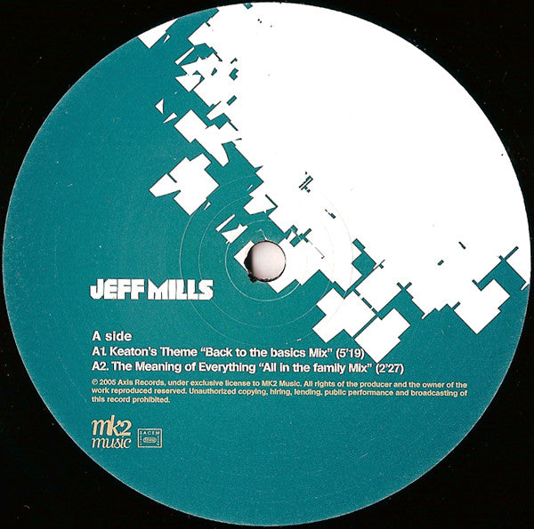 Jeff Mills : Three Ages / Keaton's Theme (Part Three) (12")
