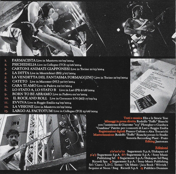 Elio E Le Storie Tese : Ho Fatto 2 Etti E 1/2, Lascio? Rolling Stone Edition (CD)