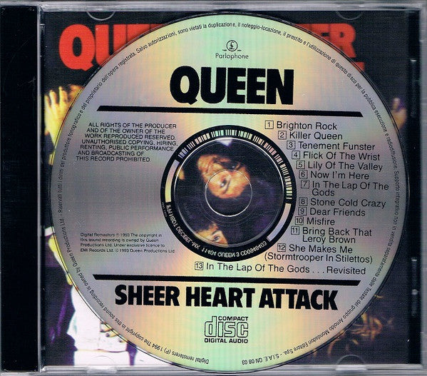 Queen : Sheer Heart Attack (CD, Album, RE, RM)
