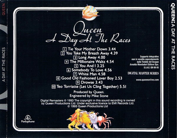Queen : A Day At The Races (CD, Album, RE, RM)