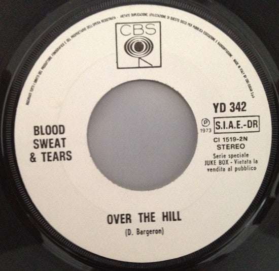 War / Blood, Sweat And Tears : The Cisco Kid / Over The Hill (7", Jukebox)