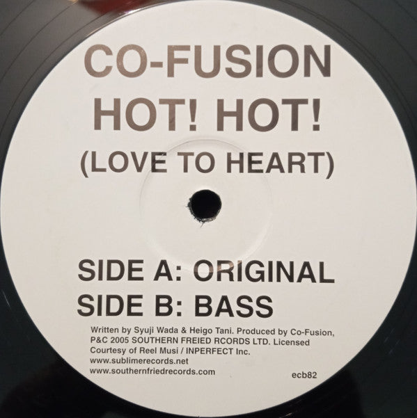 Co-Fusion : Hot! Hot! (Love To Heart) (12")