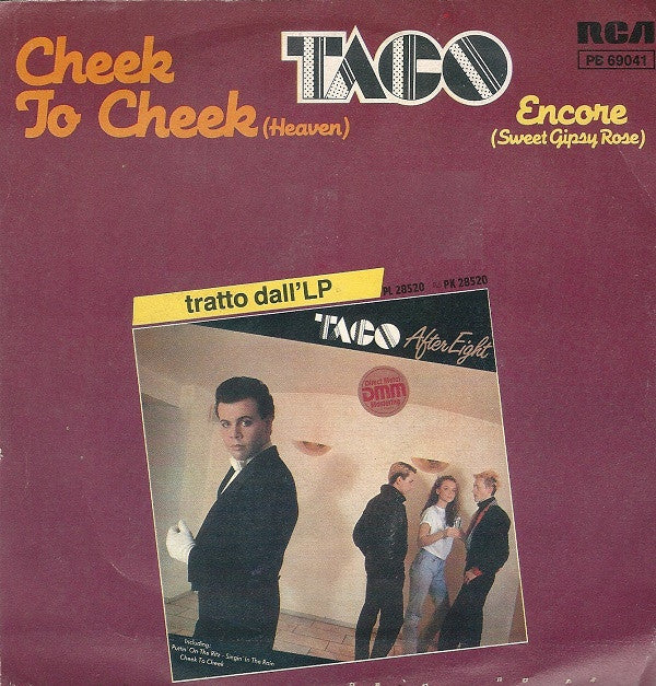 Taco : Cheek To Cheek (Heaven) (7")