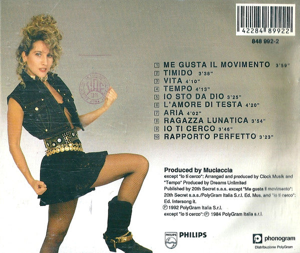 Jo Squillo : Movimenti (CD, Album)