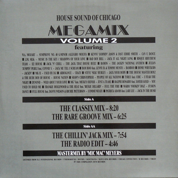 Various : The House Sound Of Chicago Megamix Volume 2 ('House' Strikes Again) (LP, Mixed)