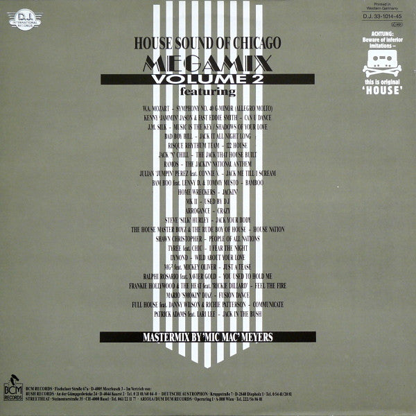 Various : The House Sound Of Chicago Megamix Volume 2 ('House' Strikes Again) (LP, Mixed)