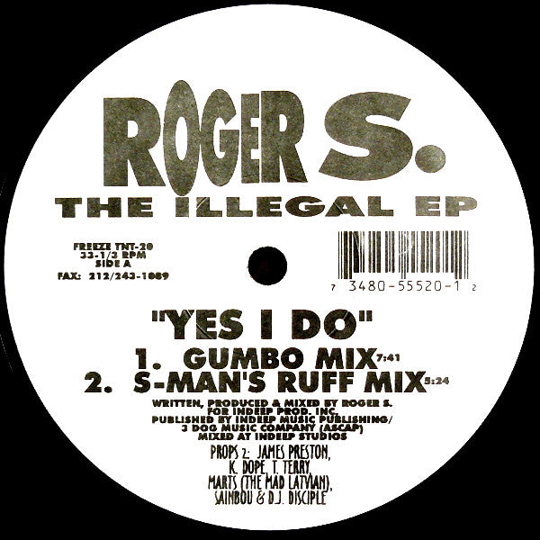 Roger Sanchez : The Illegal EP (12", EP)