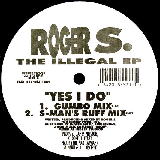 Roger Sanchez : The Illegal EP (12", EP)