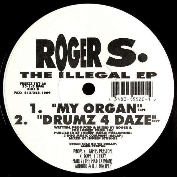 Roger Sanchez : The Illegal EP (12", EP)