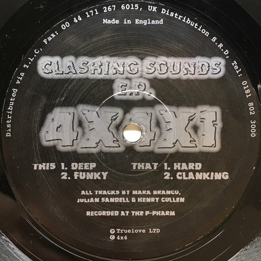 Mara Branco, Julian Sandell & Henry Cullen : Clashing Sounds E.P. (12", EP)