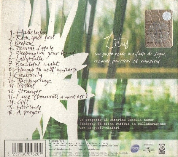 Elisa : Lotus (CD, Album, Dig)