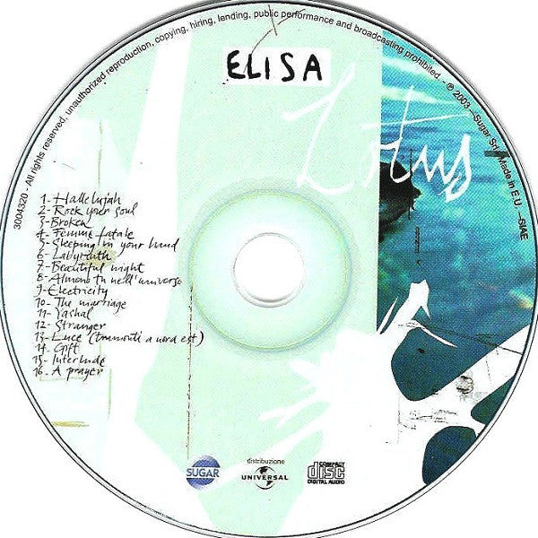 Elisa : Lotus (CD, Album, Dig)