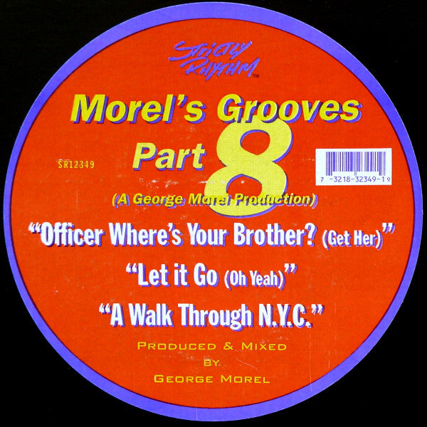 George Morel : Morel's Grooves Part 8 (12")