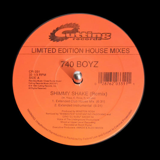 740 Boyz : Shimmy Shake (Remix) (12")