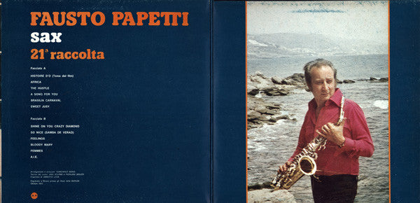 Fausto Papetti Sax* : 21ª Raccolta (LP, Album, Gat)