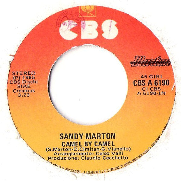 Sandy Marton : Camel By Camel (7")