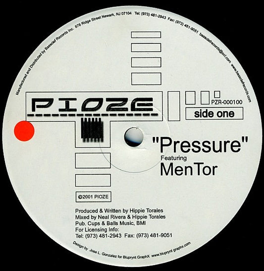 Mentor : Pressure / Everybody (12")