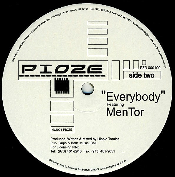 Mentor : Pressure / Everybody (12")