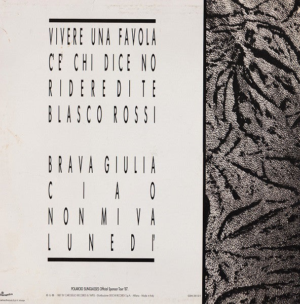 Vasco Rossi : C'è Chi Dice No (LP, Album)