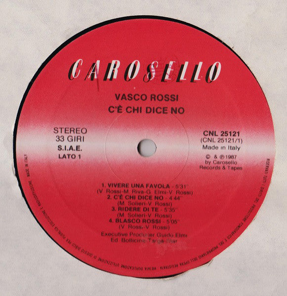 Vasco Rossi : C'è Chi Dice No (LP, Album)