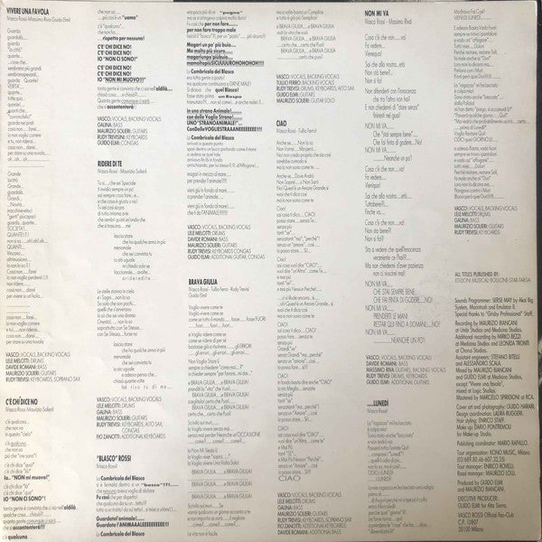 Vasco Rossi : C'è Chi Dice No (LP, Album)