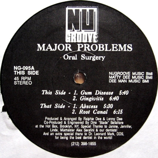 Major Problems : Oral Surgery (12")