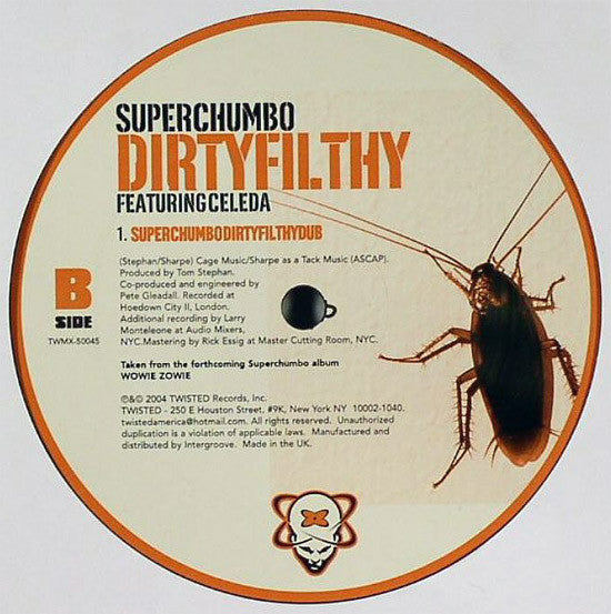 Superchumbo Featuring Celeda : Dirtyfilthy (12")