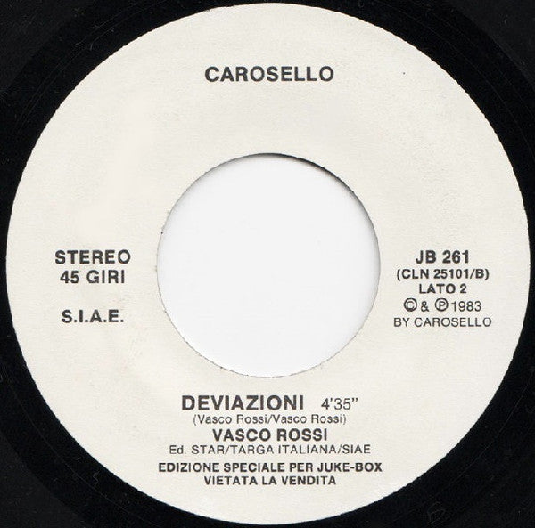 Kool & The Gang / Vasco Rossi : You Can Do It / Deviazioni (7", Jukebox)