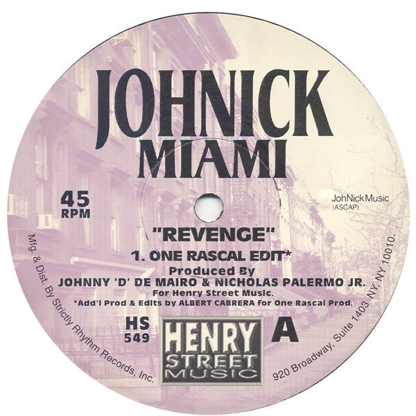 JohNick : Miami (12")