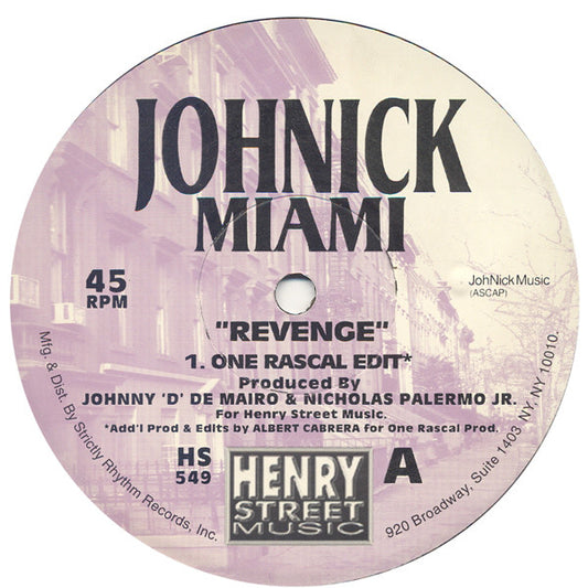 JohNick : Miami (12")