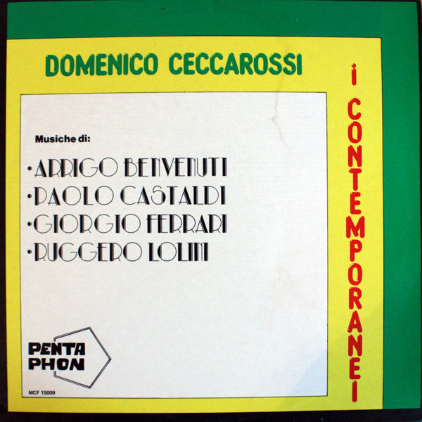 Domenico Ceccarossi : I Contemporanei (LP, Album)