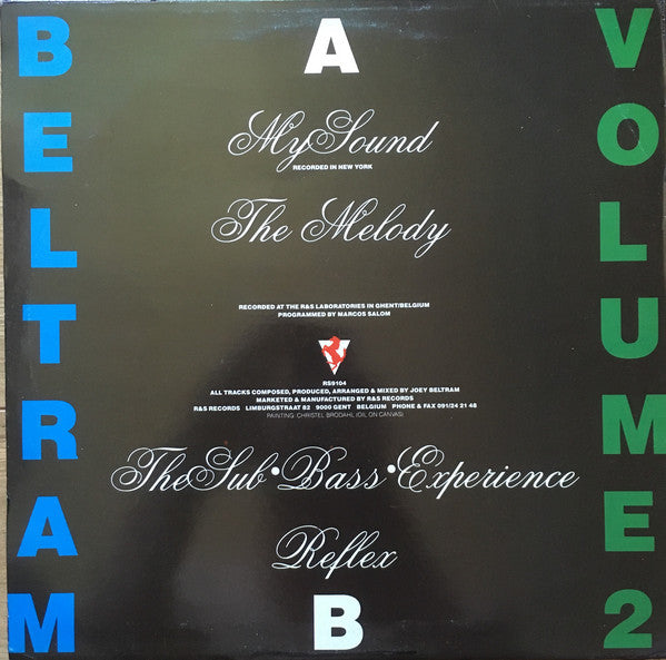 Joey Beltram : Beltram Volume 2 (12")