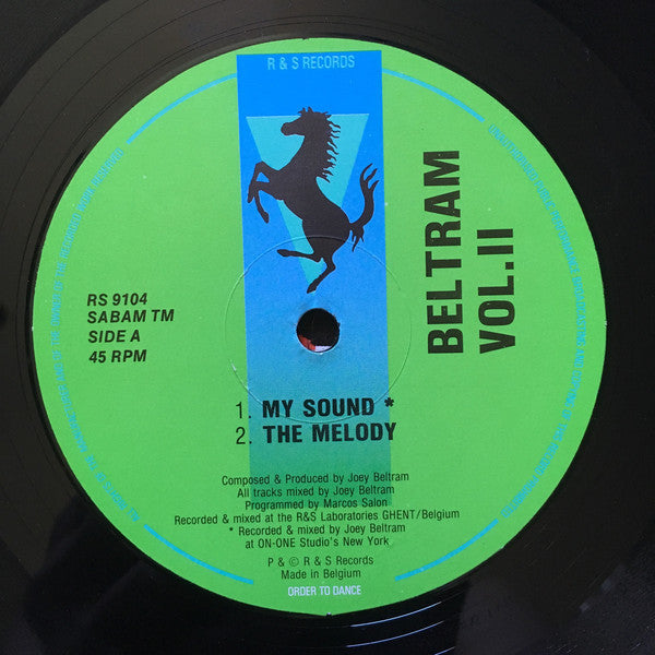 Joey Beltram : Beltram Volume 2 (12")