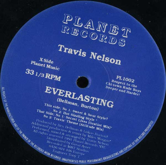Travis Nelson : Everlasting (12")