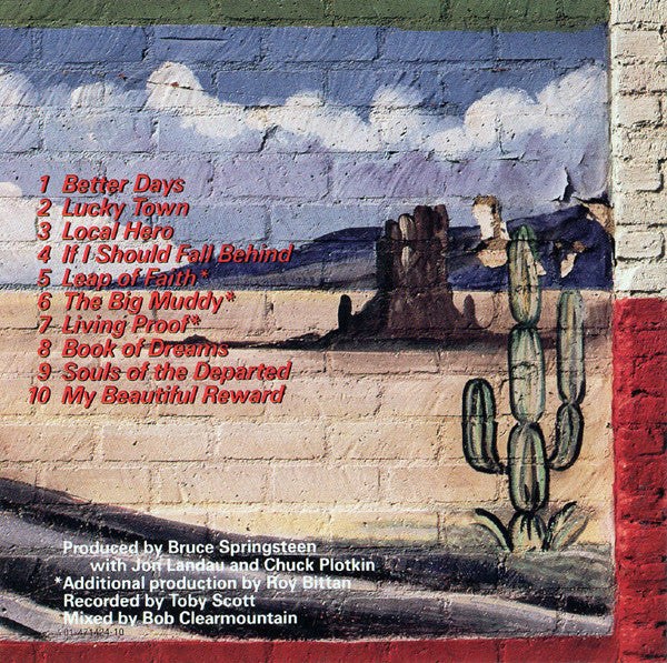 Bruce Springsteen : Lucky Town (CD, Album, RP)