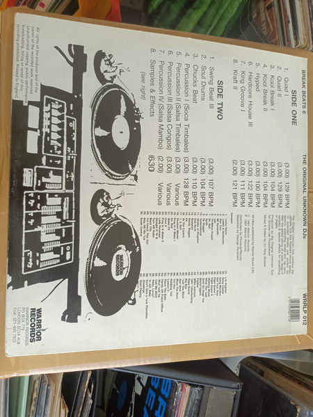 The Original Unknown DJ's : Break Beats 6 (LP)