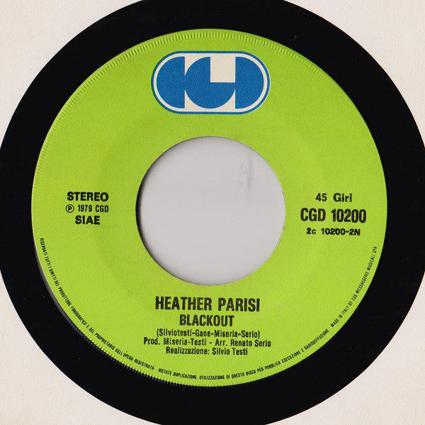 Heather Parisi : Disco Bambina (7")