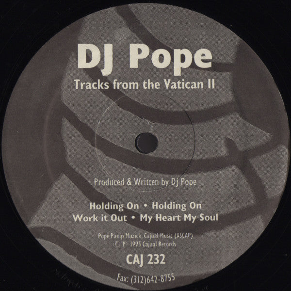 DJ Pope : Tracks From The Vatican II (12")