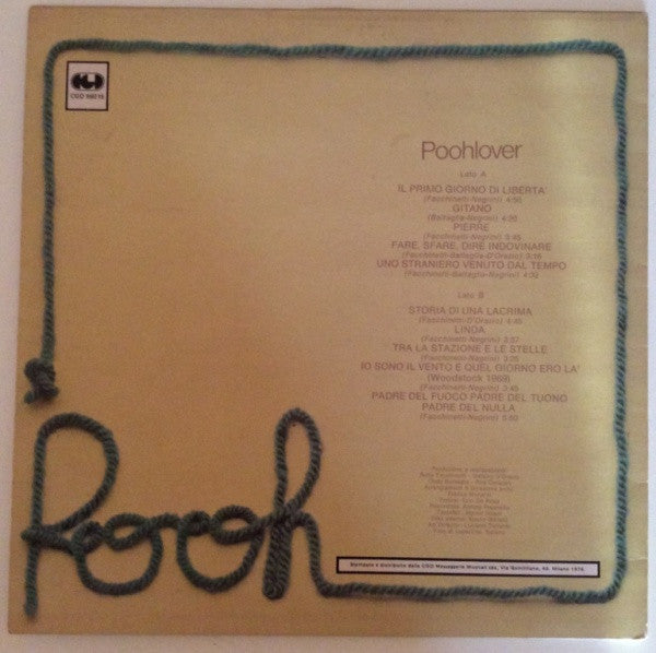 Pooh : Poohlover (LP, Album, RE)