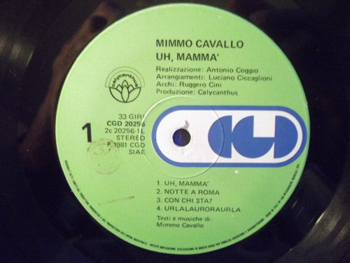 Mimmo Cavallo : Uh, Mamma'! (LP)