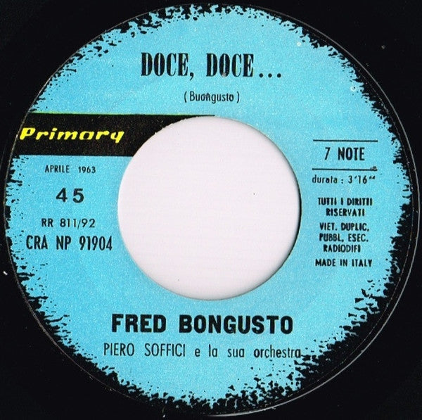 Fred Bongusto : Doce Doce / Frida (7", Single)