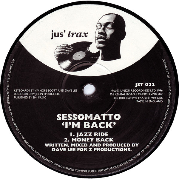 Sessomatto : I'm Back (12")