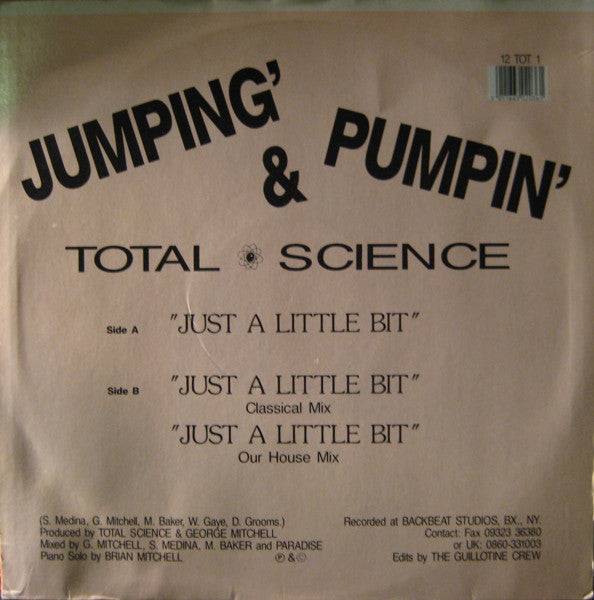 Total Science (2) : Just A Little Bit (12")