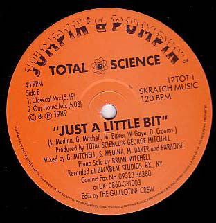 Total Science (2) : Just A Little Bit (12")