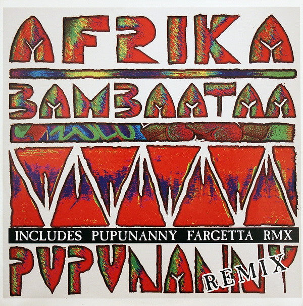 Afrika Bambaataa : Pupunanny (Remix) (12")