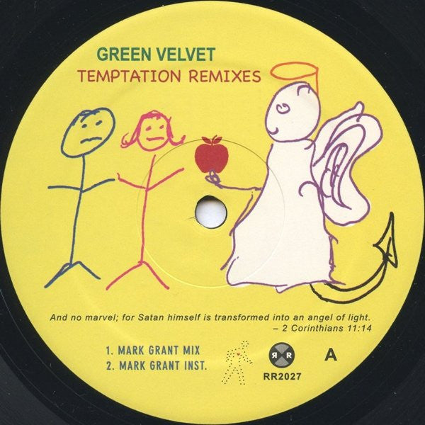 Green Velvet : Temptation Remixes (12")