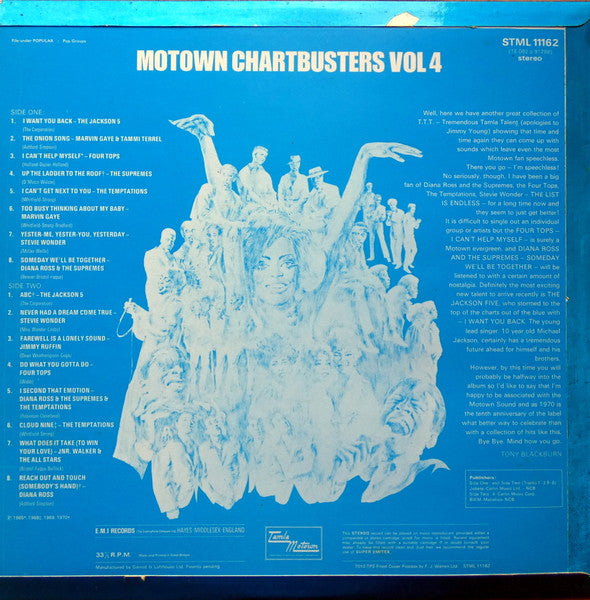 Various : Motown Chartbusters Vol. 4 (LP, Album, Comp, Lab)